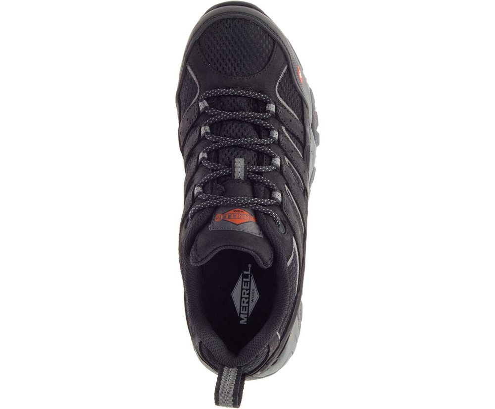 Merrell Hiking Shoes Black - Moab Vertex Vent Comp Toe Work - Womens 80ZDQOJTP